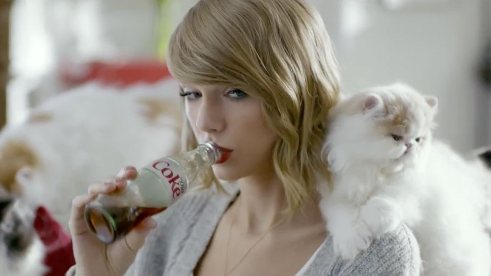 Ad of the Day: Every Time Taylor Swift Takes a Sip of Diet Coke, Kittens Magically Appear