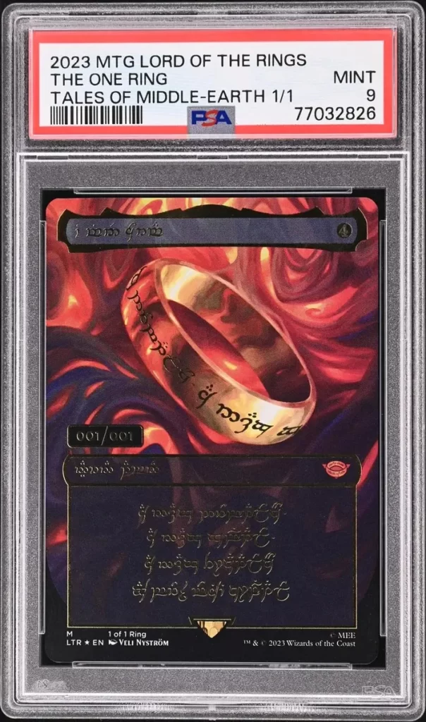 The One Ring - most expensive Magic card ever sold